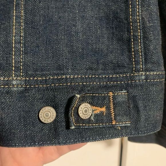 RALPH LAUREN “ RRL” VINTAGE DENIM JACKET  IN SIZE L - Picture 6 of 10
